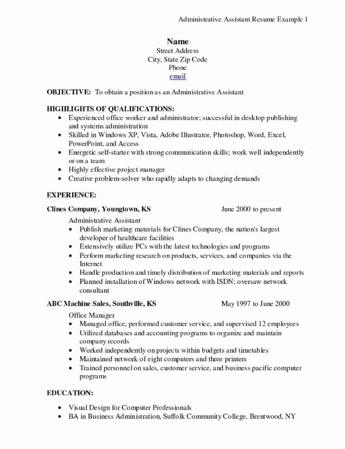 Medical Administrative Assistant Resume